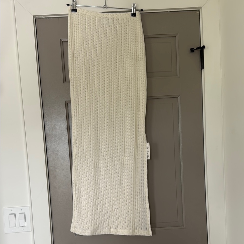 ASOS Cream Knit Skirt